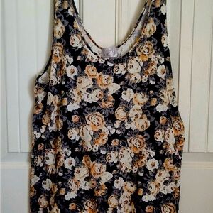 Cult Class floral loose tank